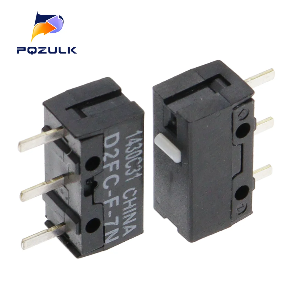 5PCS ใหม่แท้เมาส์ Micro Switch D2FC-F-7N ปุ่มเมาส์ Fretting D2FC-E-7N D2FC 1
