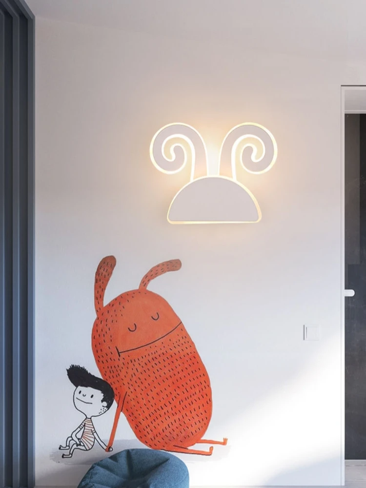 Modern LED Wall Sconce For Children Bedroom Living Dining Room Study Aisle Indoor Wall Decoration For Home Light Fixture Luster