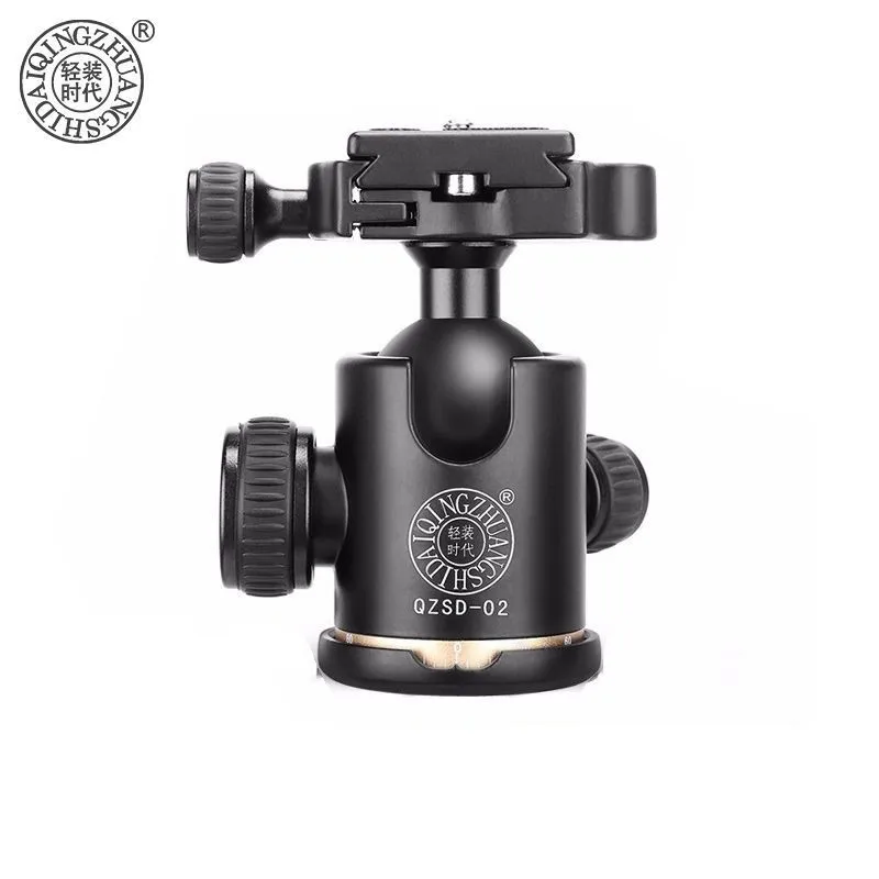 QZSD Q02 Camera Tripod Ball Head Ballhead with Quick Release
