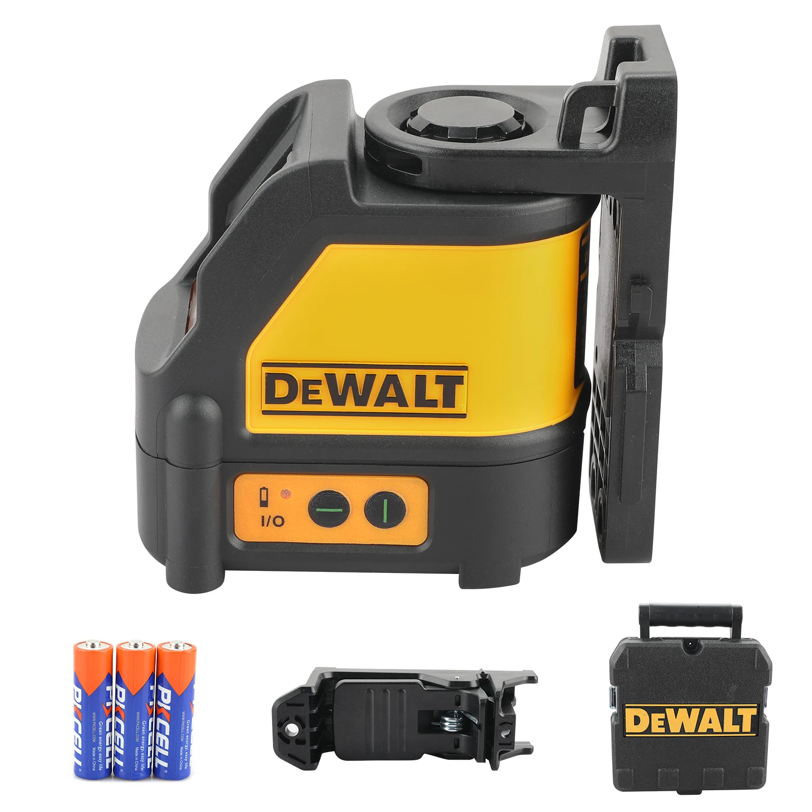 DEWALT DW088CG High Precision Green Cross Line Laser Level Self-Leveling Green Laser Level for Construction