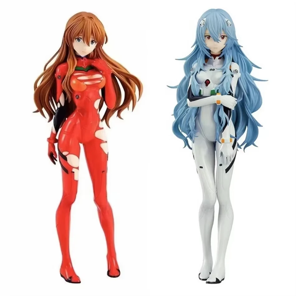 Genesis Evangelion Anime Figure EVA Ayanami Rei Asuka Two-Dimensional Model Chassis Desktop Ornament Gift Doll Toys