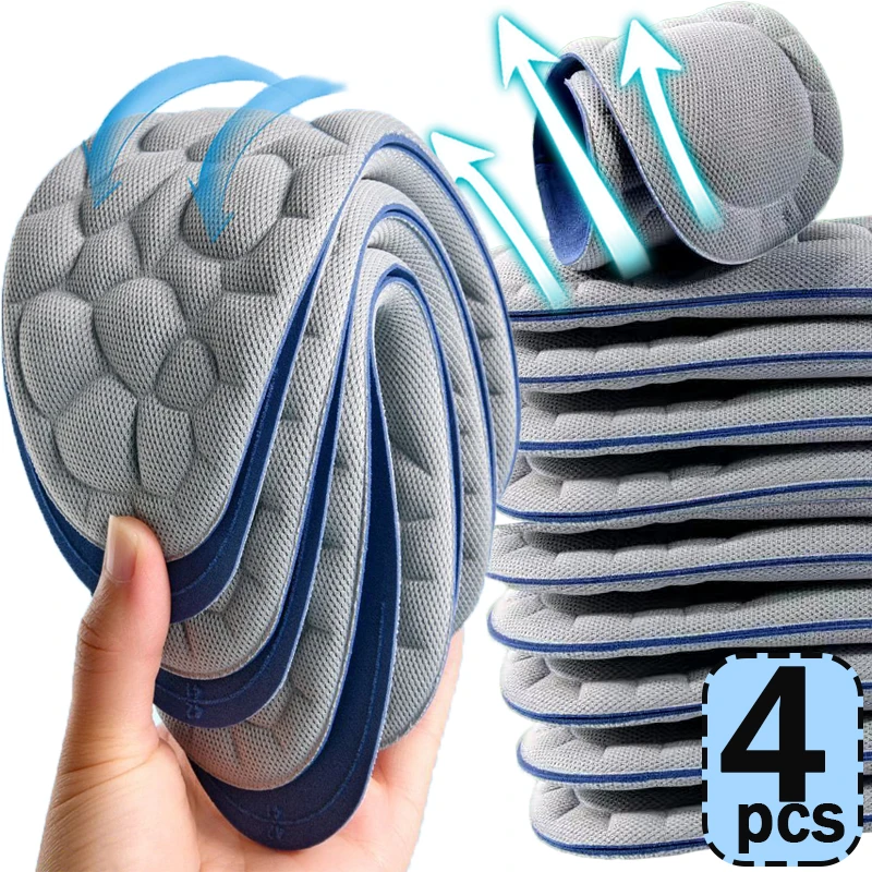 

Массажные стельки для мужчин и женщин, мягкие ортопедические, 5D, галька, для бега, ухода за ступнями