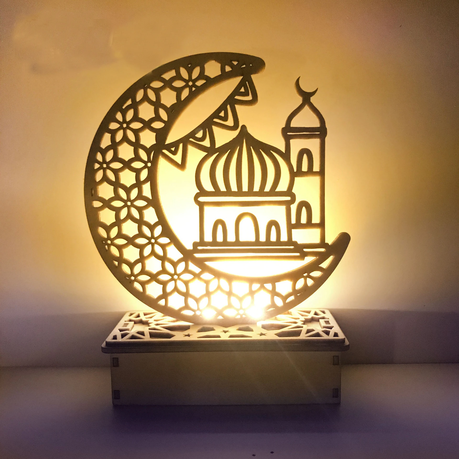 8pcs/set Eid Mubarak Cake Boxes Ramadan Candy Chocolates Gift Box Muslim Party Favor Box Ramadan Kareem Eid Al Adha Favor Box