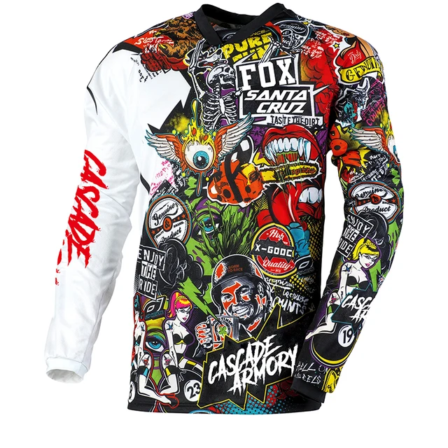 2022 Cycling Jersey Long Sleeve Enduro Motocross Jersey MTB Downhill Mountain Bike DH Maillot Ciclismo Hombre Quick Drying Shirt MTB jersey 1