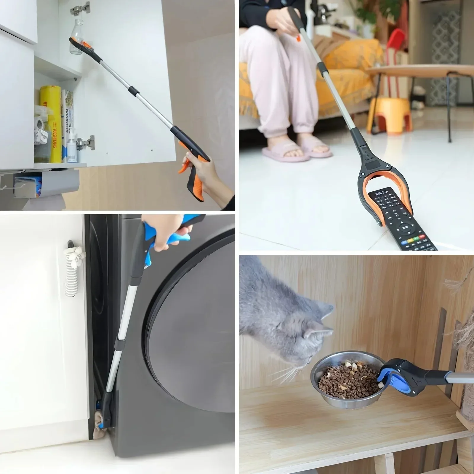 Garbage Picker Gripper 360 &deg; Rotating Clip 32 Inch Lightweight Heavy-Duty Elderly Grabbing Tool