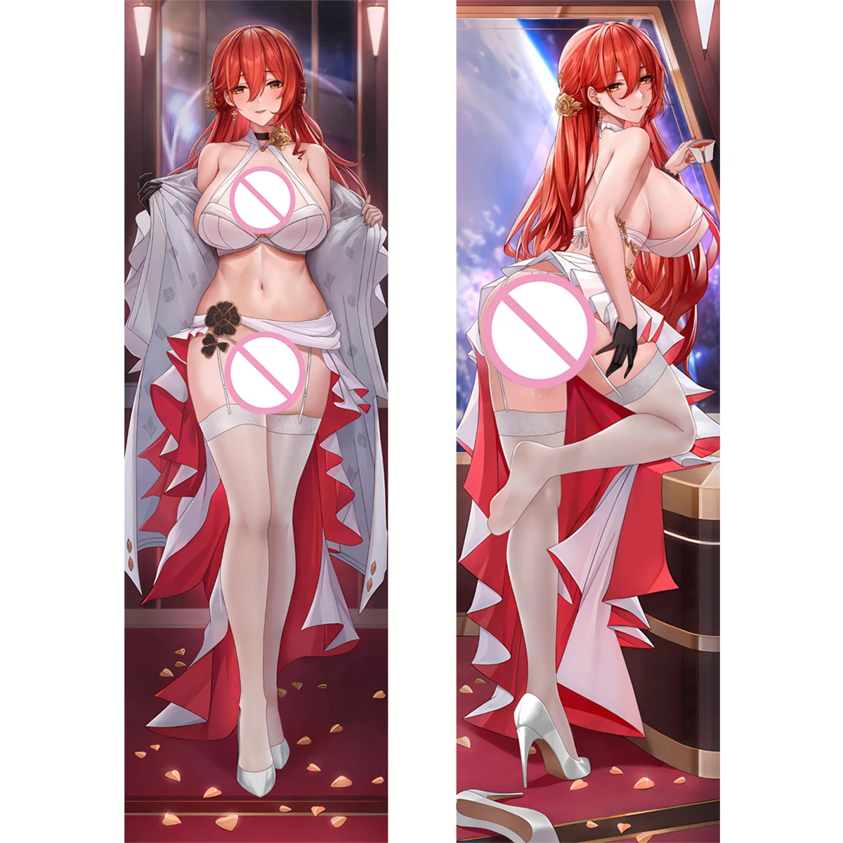 

Himeko Honkai Star Rail Dakimakura Body Pillow Cushion Cover Benghuai Printed Anime Decorative Throw Long Pillowcase