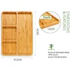 Bamboo Tray Stand Indoor Plate Nursery Plant Holders Garden Saucers Storage Desktop Bonsai Decoration 4