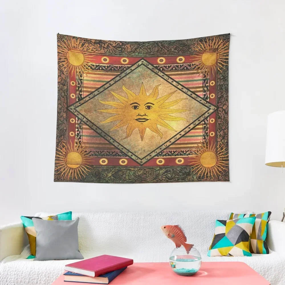 

Midsummer Festival Vintage Retro Hippie Tapestry Bathroom Decor Wall Decoration Tapestry