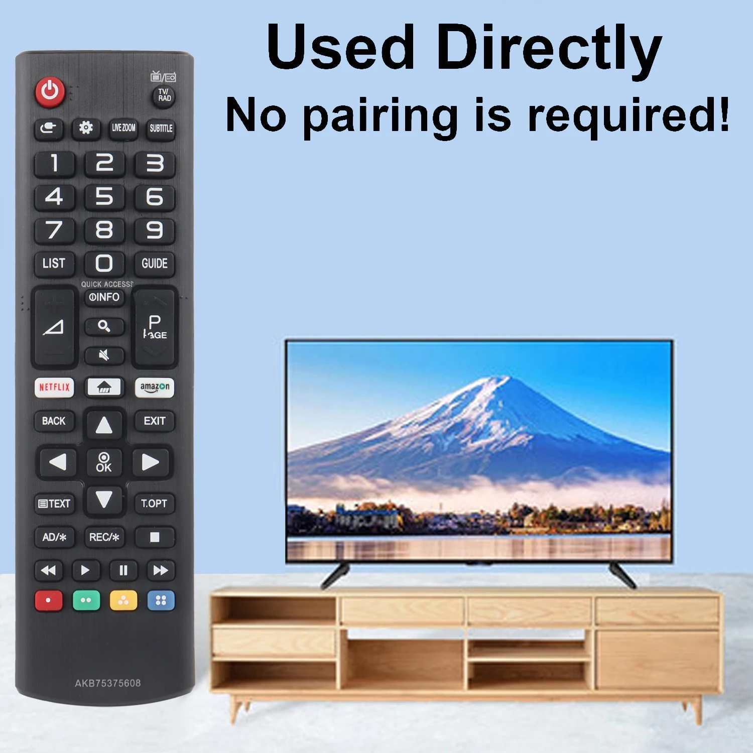 LED TV LCD 32LK61 32LK62 43LK59 Substituição Controlador Com Botão Netflix