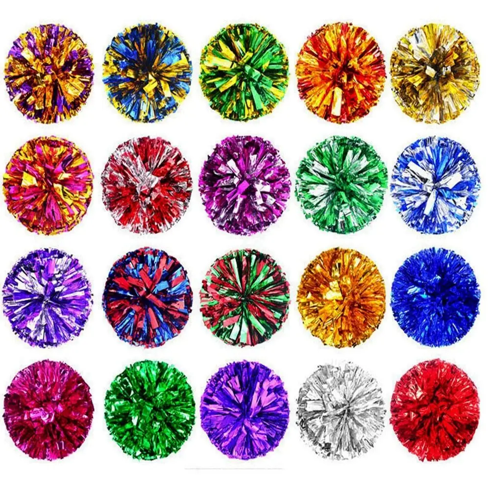 28cm Game Pom Poms Cheap Practical Cheerleading Cheering Ball Sports Match Vocal Dance Party Concert Decorator Come