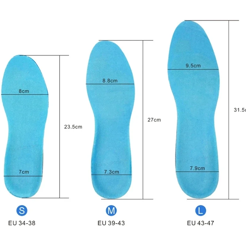 Shoe Insoles Orthopedic Insoles Heated Shoe Insoles Shock Absorption And Pressure Reducing Sports Basketball Football Running Mountaineering Silicone