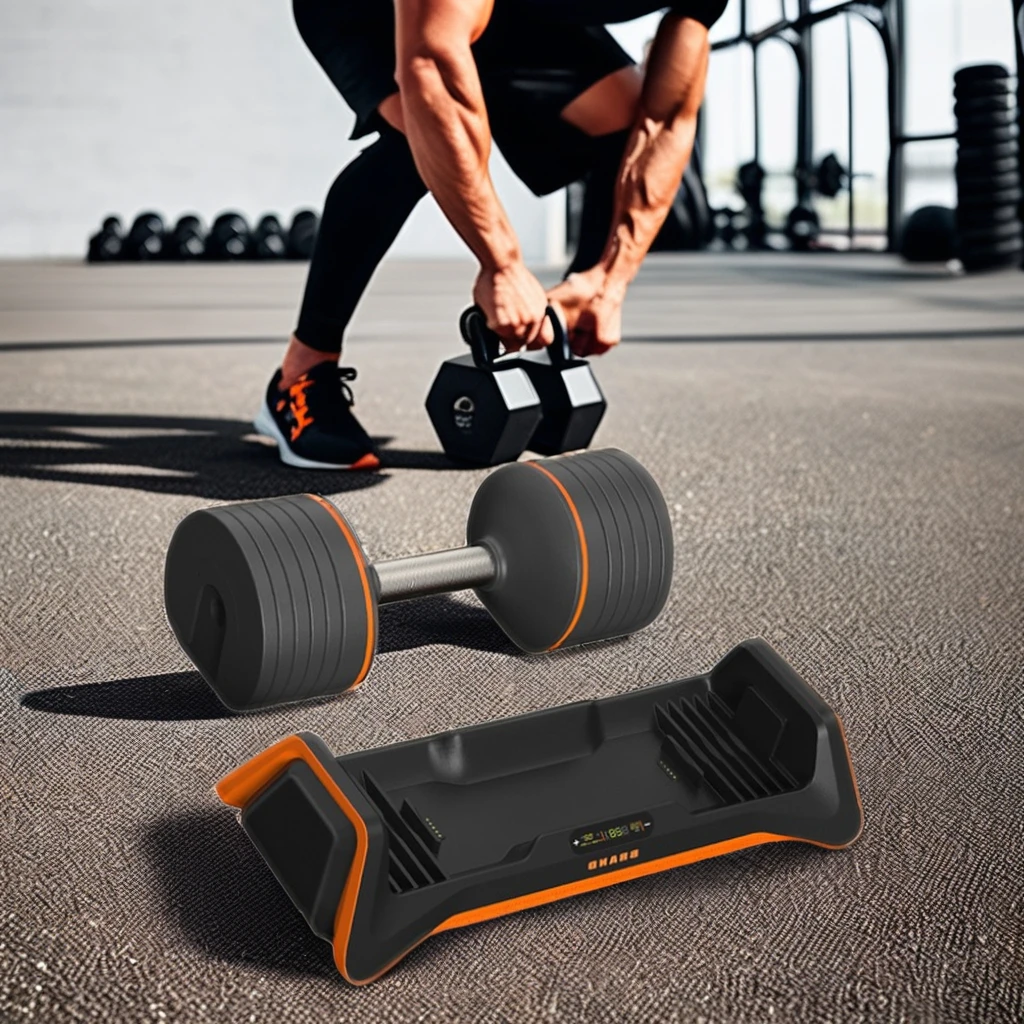 18kg Smart Dumbbells New Design Adjustable Training Equipment for Home Gym with Fitness Dumbbell Sets