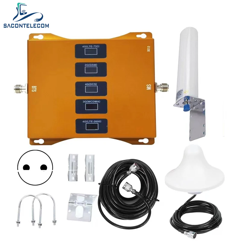 

Factory Price Whole Set LTE 700 800 850 900 1800 AWS1700 1900 2100 2600 Multi Band Mobile Signal Booster/Repeater/Amplifier