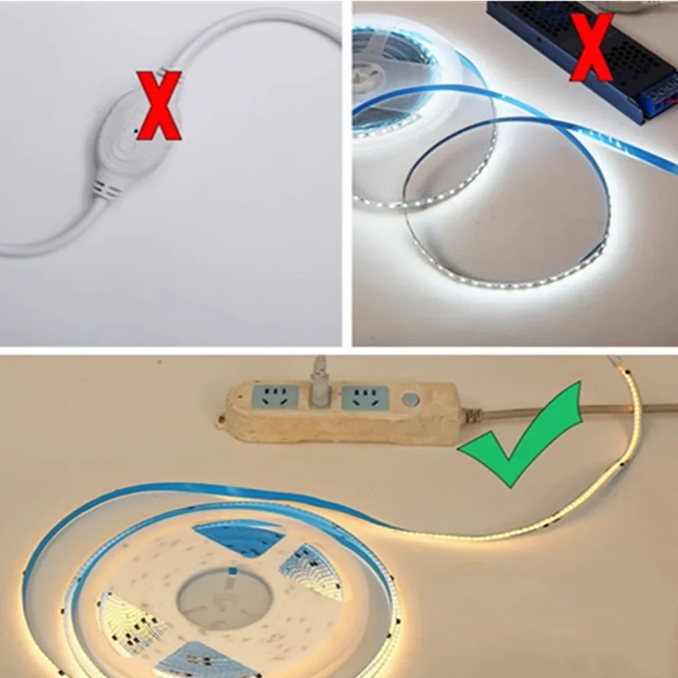 รูปสินค้า LED Strip Light ยืดหยุ่น COB สว่างคมชัด 240 LED