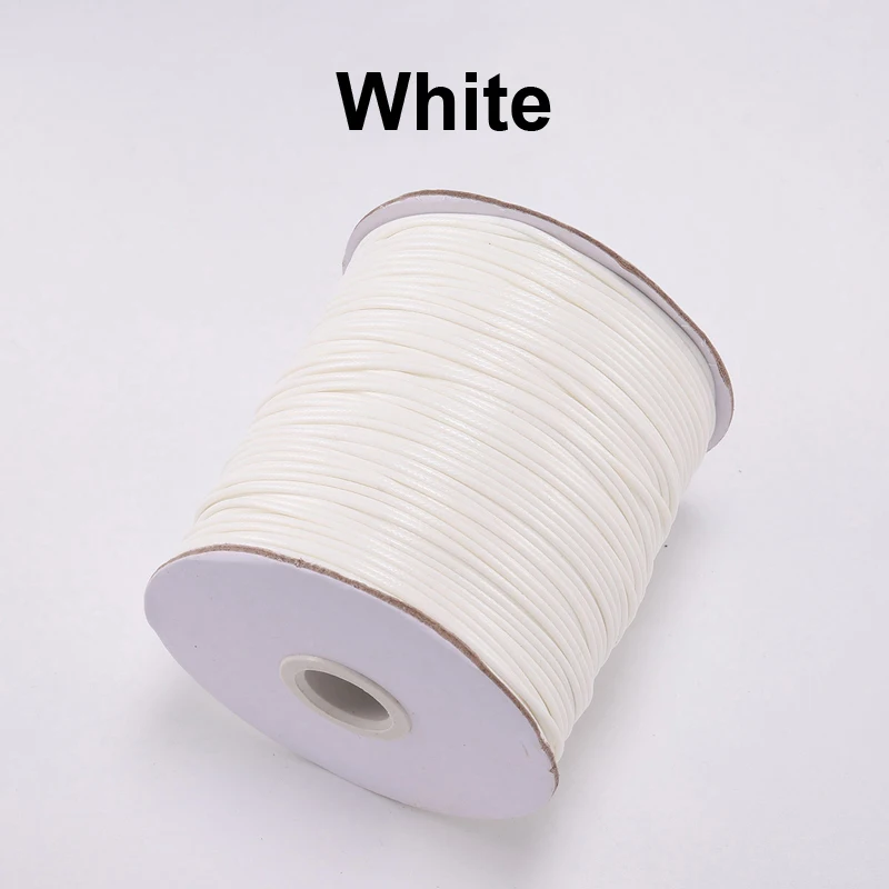 Luxurious Waxed PU Leather Cord for DIY Jewelry and Handmade Accessories, 20m
