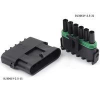 6 Pin 2.5mm GM Automotive Weather Pack Waterproof Connector Male Female Plug Socket DJ3061Y-2.5-11/21  For GM 3