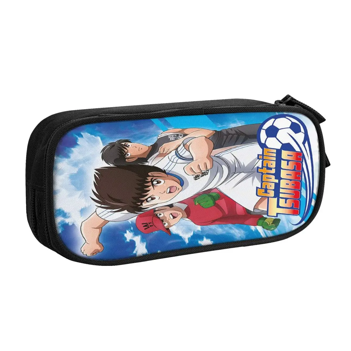 Captain Tsubasa Cute Pencil Case Boys Gilrs Large Capacity Japanese Anime Manga Pencil Box Students Stationery
