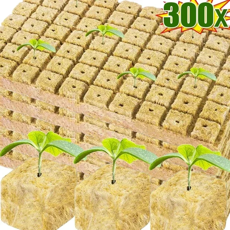 Planting Sponge Rock Wool Starter Plugs Hydroponic Grow Media Cubes Home Greenhouse Garden Soilless Substrate Seedling Block hydroponic grow media cubes,soilless planting substrate