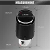 Car modification carbon fiber light-emitting tailpipe with, high temperature resistant LED light modification car exhaust pipe f 2