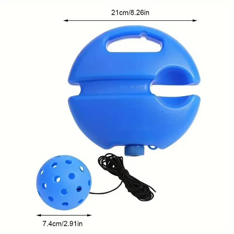 Pickleball Training Aids Bases With Elastic Rope Ball Professional tennis accessories Pickleball Practice Tool Self Duty Rebound Trainer