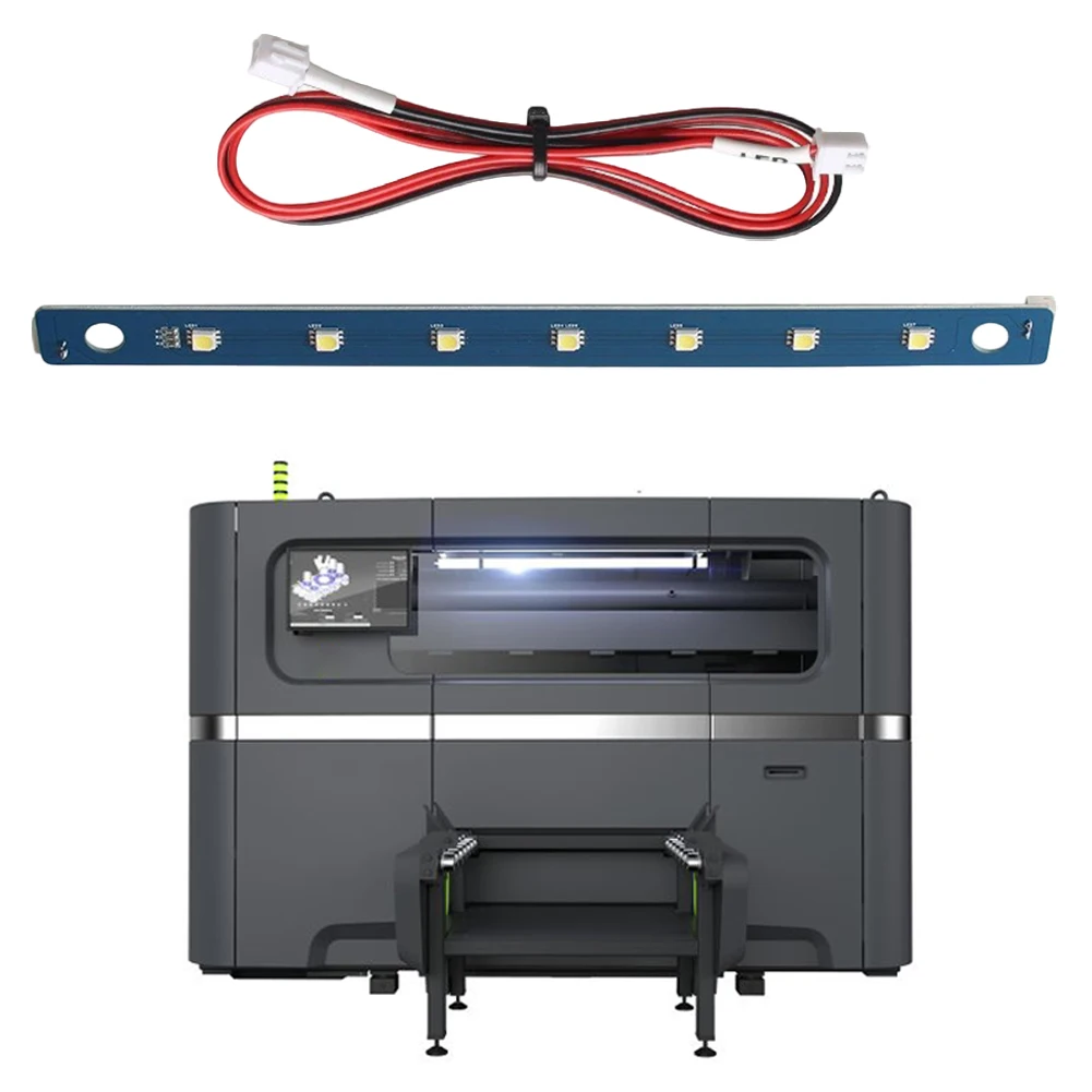 Light Board for FLASHFORGE Adventurers AD5M 5MPRO 3D Printers 7Pcs Lamp Beads with Cable 3D Printing Accessories