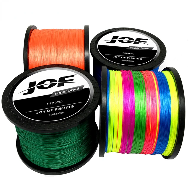 JOF Braided Fishing Line 8 Strands 500M 1000M PE Multifilament