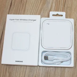 RapidCharge Wireless Charger - Fast Charging Pad with 100CM USB - C Cable - White