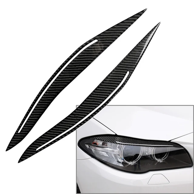 Sourcils De Phare Pour BMW X3 F25 / X4 F26 2014-2018 - 2 Pièces Noires En ABS | Décoratif Et Protecteur