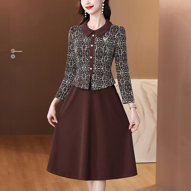 Winter Office Lady Vintage Casual Fake Two Piece Dress 2024 Bodycon Elegant Party Evening Vestido Autumn Knitted Midi Prom Dress - AliExpress 200000345 Winter Office Lady Vintage Casual Fake Two Piece Dress 2024 Bodycon Elegant Party Evening Vestido Autumn Knitted Midi Prom Dress - AliExpress 200000345