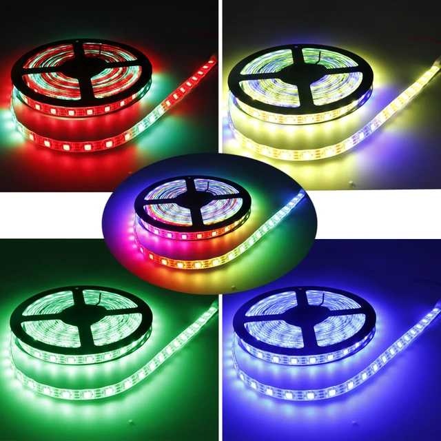 WS2812B LED Strip Individually Addressable Smart RGB LED Strip Waterproofith and 28Keys Bluetooth Music Controller Kit DC5V - Image 6