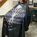 1pcs Barber Cape Waterproof Hairdressing Cape Haircut Gown Cloth For Hair Styling 4