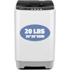 20Lbs Capacity Full-Automatic Portable Washer and Dryer Combo 2.8Cu.ft with Drain Pump Versatile Control Panel Turbo Wash 1