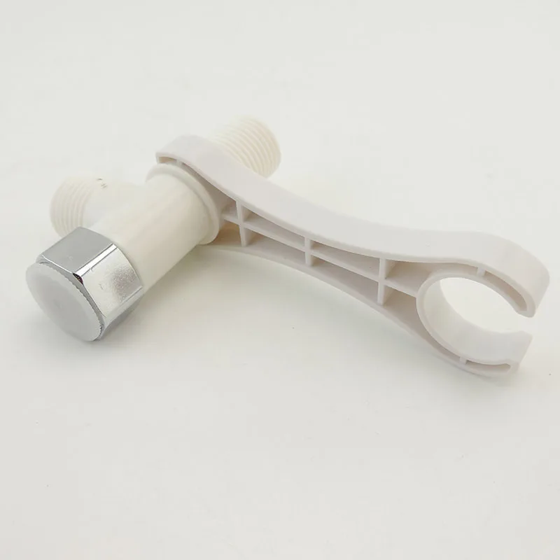 Description Picture 2 of itemABS white silver wc Bathroom hand Toilet tank holder kit Spray Bidet shower head faucet Hose holder douche self Cleaner s1
