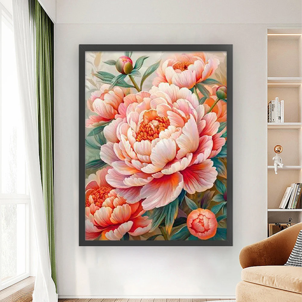 Full Embroidery Beads Printed 11CT Flower Cross Stitch Kit Home Art Decor