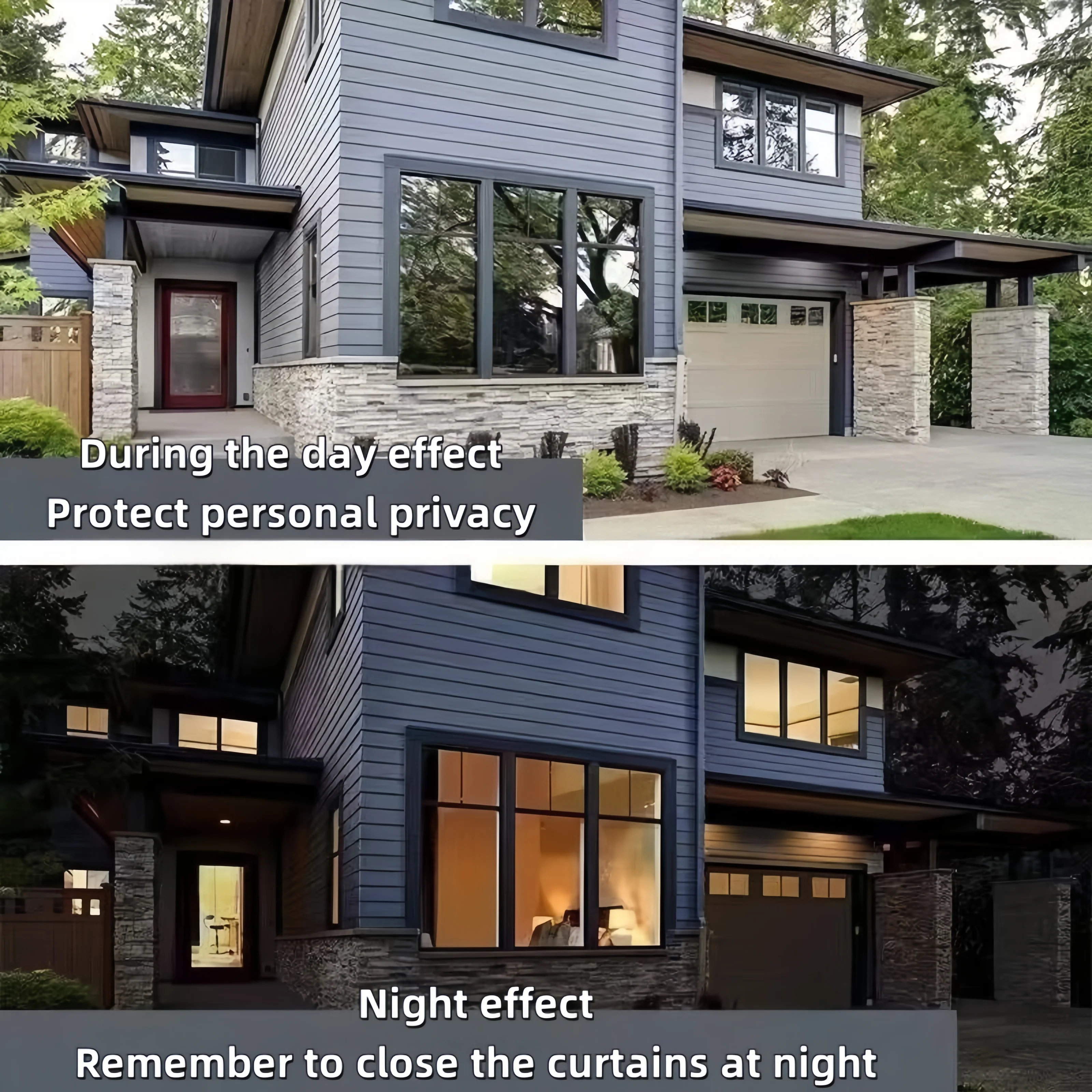 Window Film One-Way Perspective Insulating Privacy Isolation 99% Uv Mirror Reflection