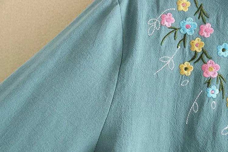 XL-5XL Retro Gedruckt Mutter Kleidung Neue Baumwolle Langarm Pyjamas Für Frauen Hause Zwei Stücke Set Frühling Herbst Außerhalb Anzug – Detail 13