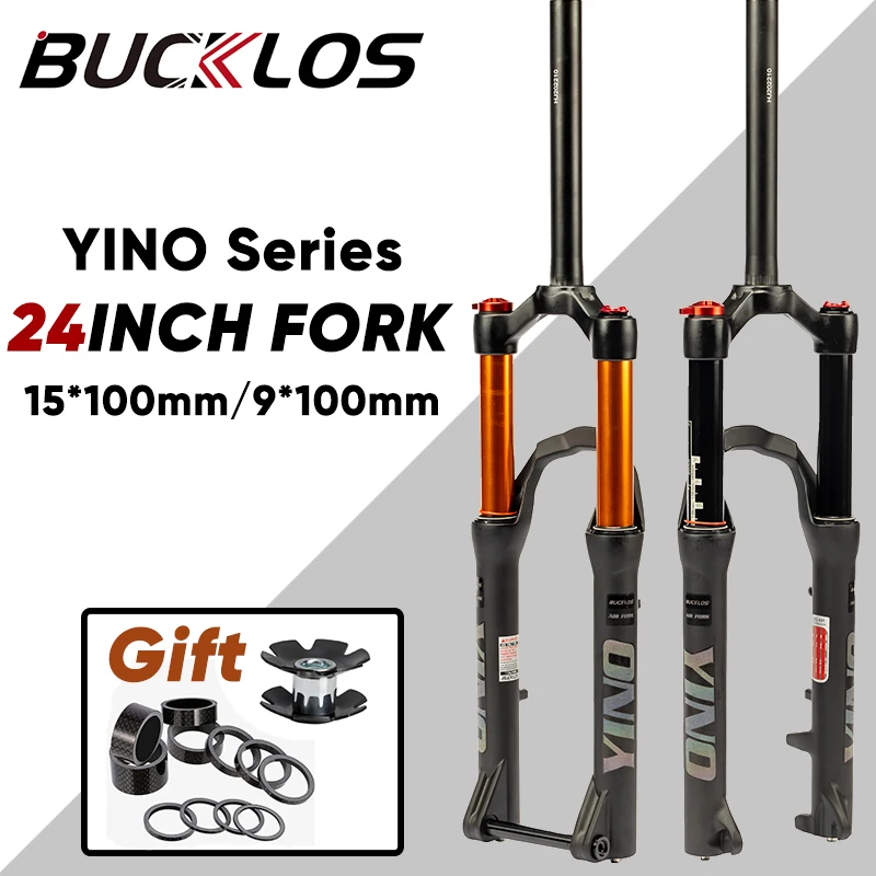 24Inch Mountain Bike Front Suspension Air Fork Travel 140mm Disc