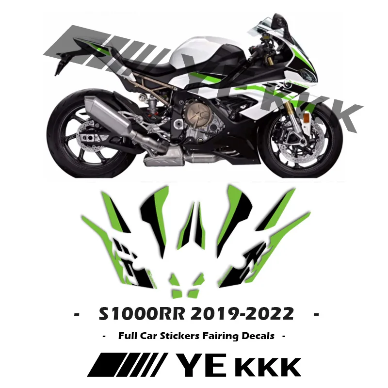 New Fairing Shell Sticker Decals Kit Full Car Stickers 2019 2020 2021 2022 For BMW S1000RR M1000RR S 1000 RR 2019-2022