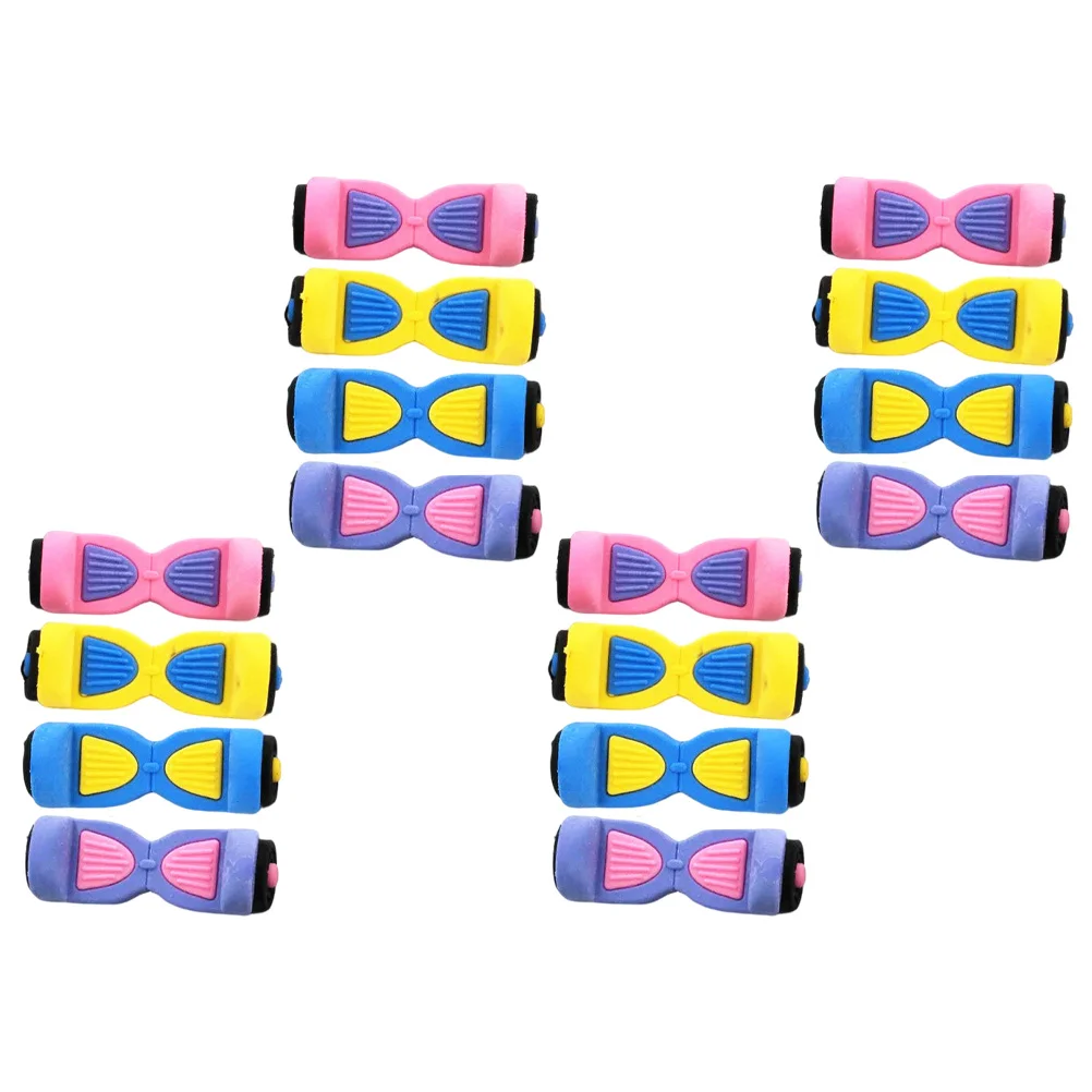

16 Pcs Eraser Toys Kindergarten Cute Detachable Erasers Children Adorable Kids Painting Tpr Balance Car