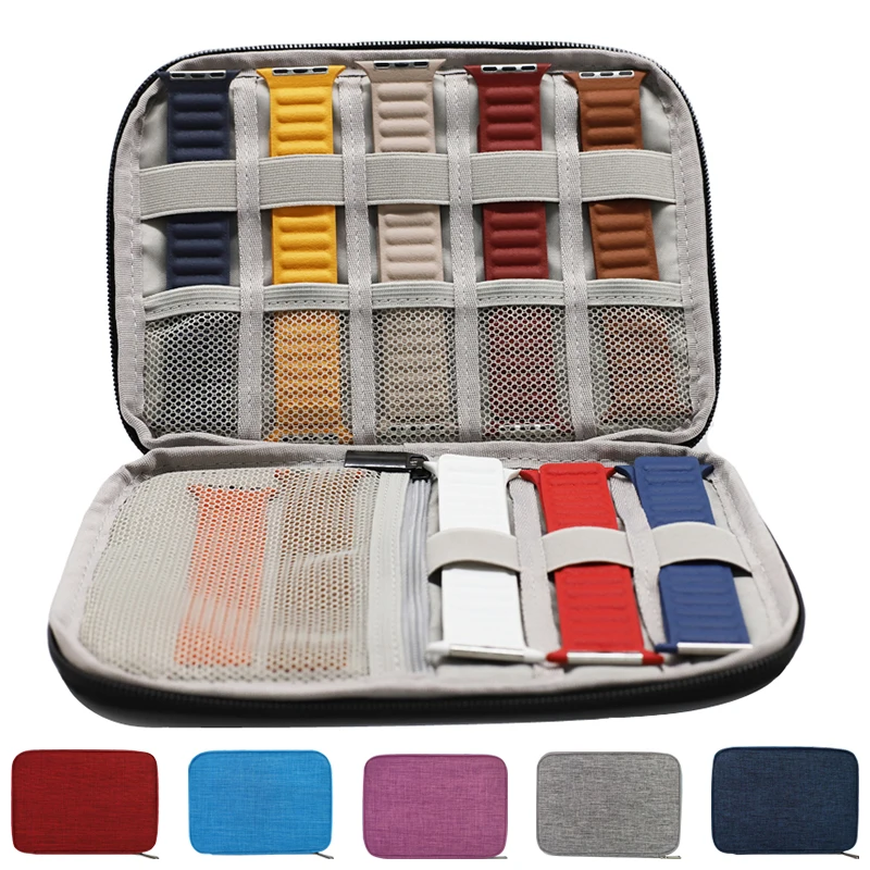 Premium Strap Display Box with Hand Strap - Smart Watch Band Storage Case