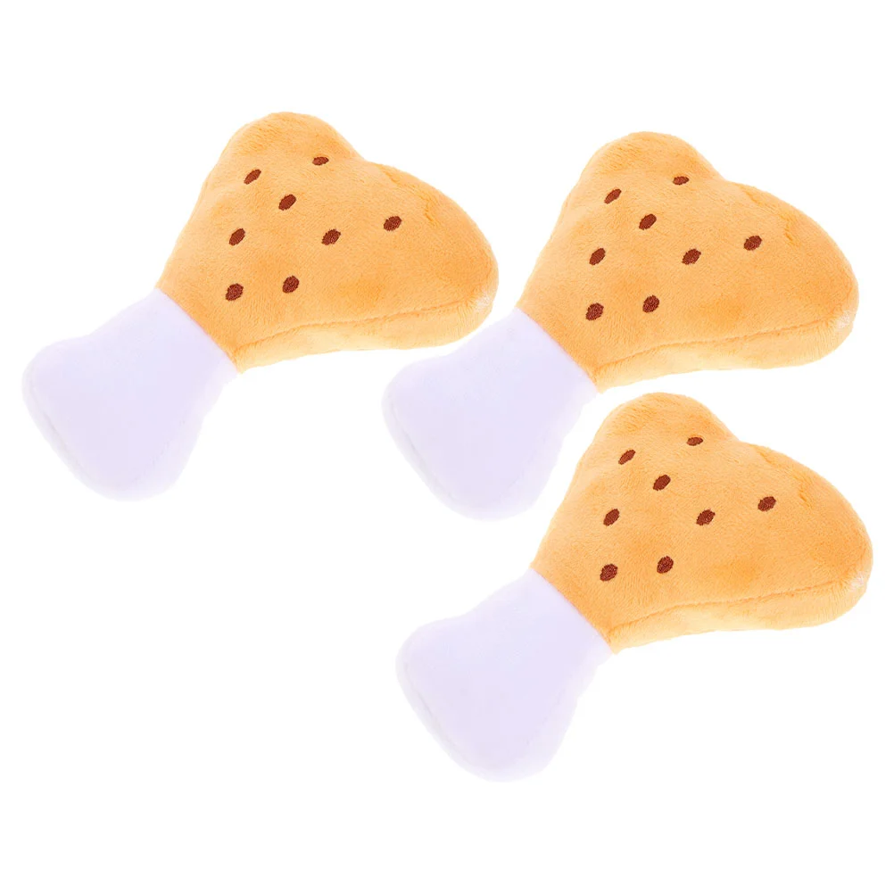 

3 Pcs Dog Teething Toy Juguetes Interactivos Para Perros Small Toys Squeaky The Large Puppy Plush