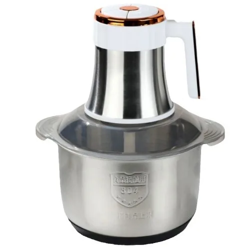 Stainless Steel Electric Meat Grinder Multi Speed Home Kitchen Food Processor Garlic Chopper Vegetable Mincer 2