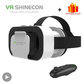 Shinecon Viar Occhiali per realtà virtuale VR Cuffie Dispositivo 3D Occhiali per casco Lenti per smartphone Smart Phone Gioco Cellulare Set mobile