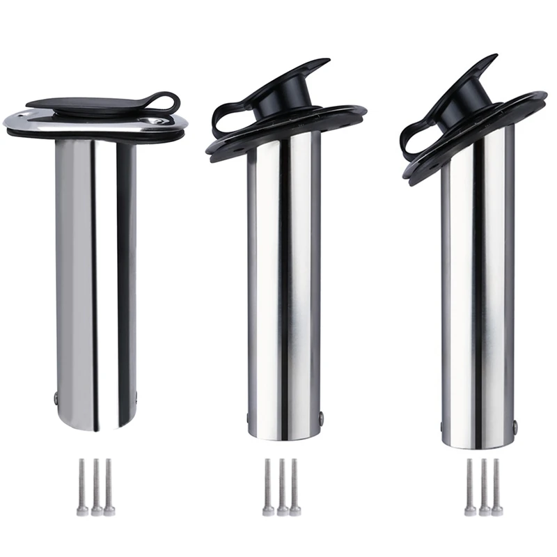 

Stainless Steel Flush Mount Fishing Rod Holder 15/ 30 /90 Degree For Boat Accessories Marine