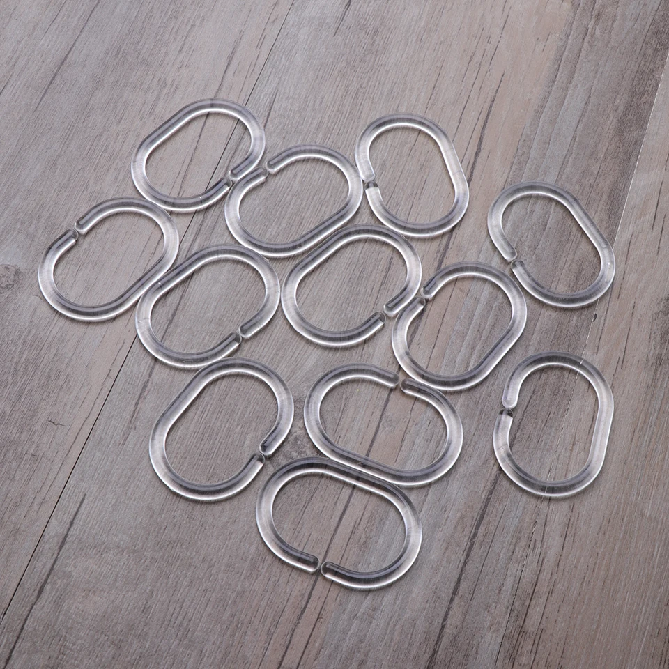 HomeElabador Crochets Pour Rideaux En Métal, Anneaux Avec œillets Fixes