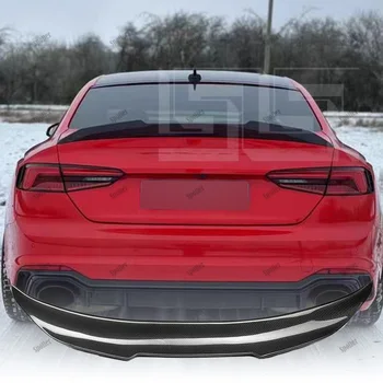 Spoiler per Audi A5 RS5 B9 2-4 Porte Coupé Sportback Stile PSM in Vera Fibra di Carbonio Forgiata 2017 - 2024