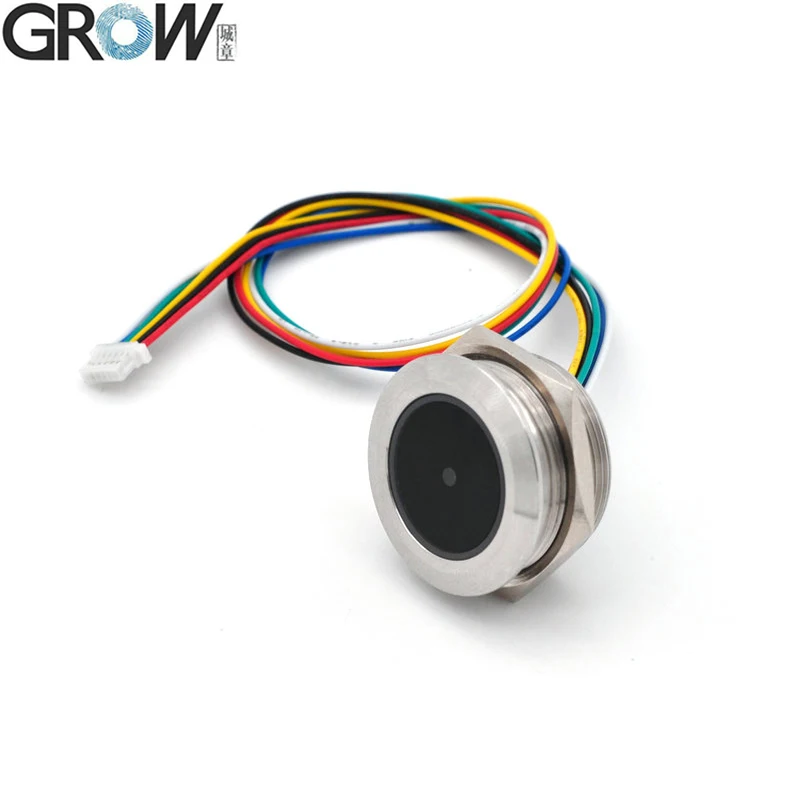GROW GM861 UART/USB Interface 1D/2D Bar Code QR Code Barcode Scanner Module With Stainless Steel Enclosure White Green LED barcode scanner