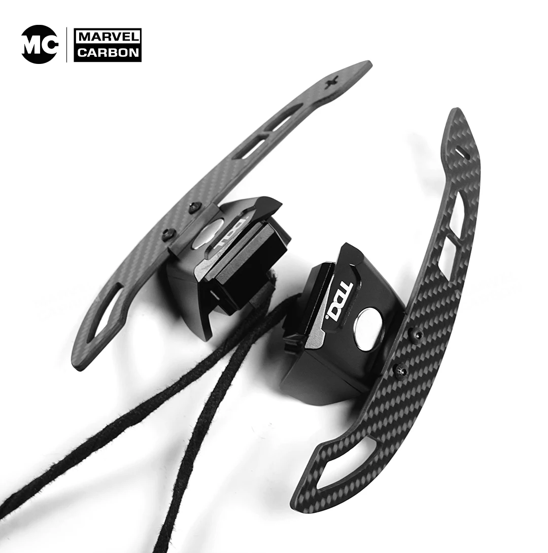 TDD 카본 파이버 스티어링 휠 시프트 패들 (폭스바겐 골프 5, 골프 6 MK5 MK6 GTI CC용) 마그네틱 패들 시프터