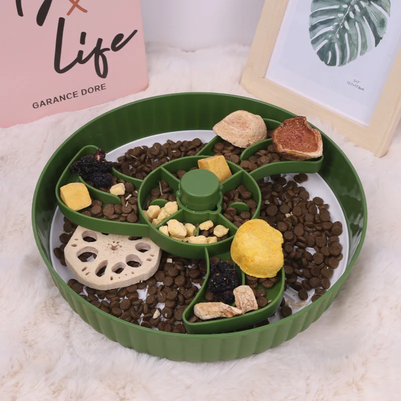 1pcPetTurntableSlowFoodBowlwithLickingPadAntiChokingNoSpill