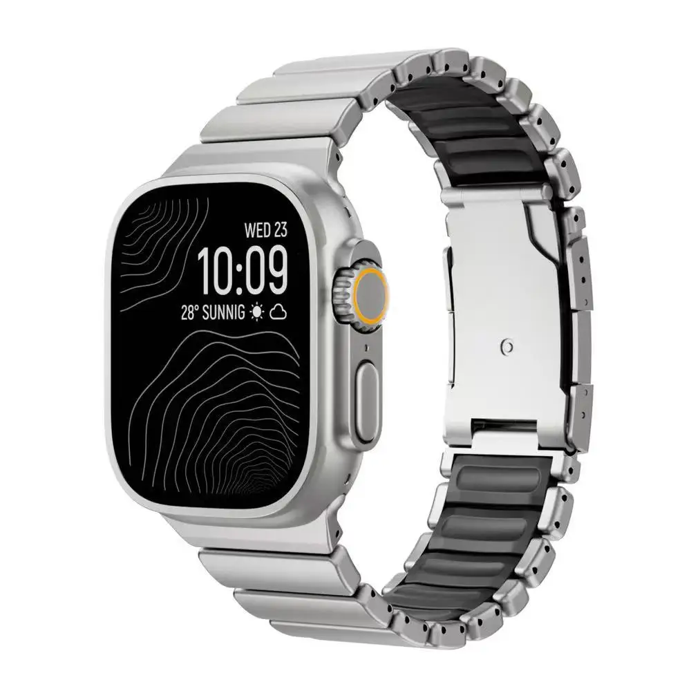 Titanium Silicone Magnetic Strap for Apple Watch Ultra 3/2 49mm thumbnail 11